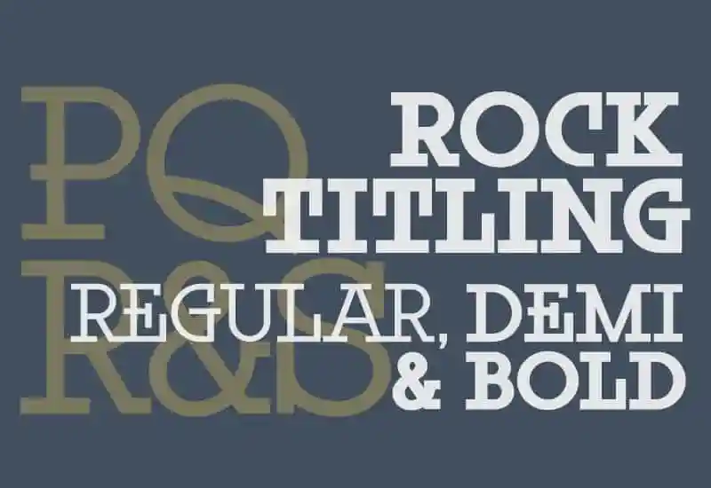 Rock Titling Slab Serif Font