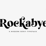 Rockabye Serif Font
