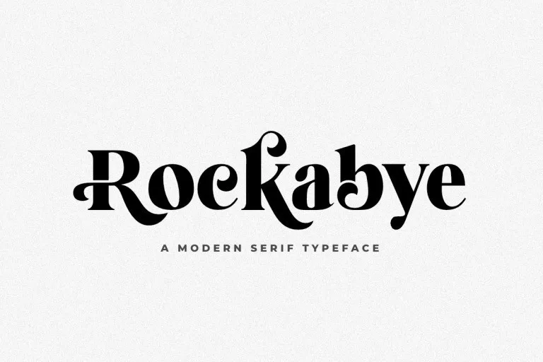 Rockabye Serif Font