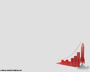 Rocket Chart PowerPoint Template