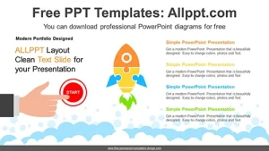 Rocket Launch PowerPoint Diagram Template
