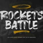 Rockets Battle Font - Fonte Grátis Rockets Battle Font