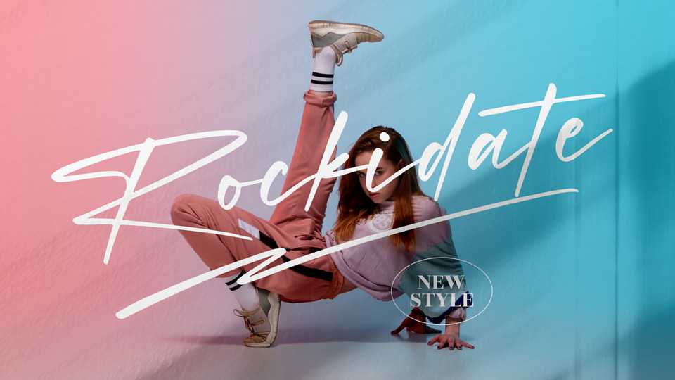Rockidate Script Font › Fontesk
