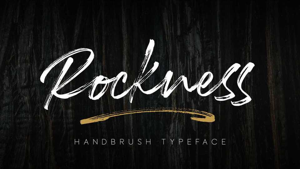 Rockness Handbrush Script Font › Fontesk