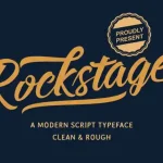Rockstage Calligraphy Font