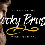Rocky Brush Font