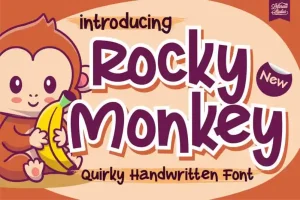 Rocky Monkey Display Font