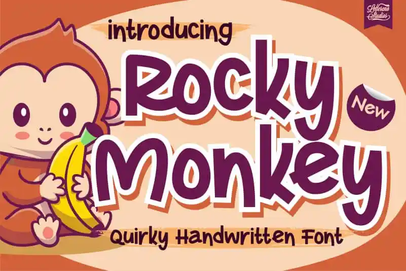 Rocky Monkey Display Font