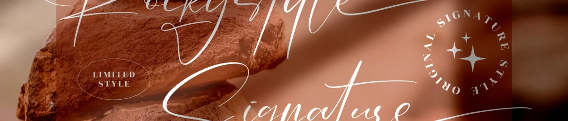 Rockystyle Signature Font