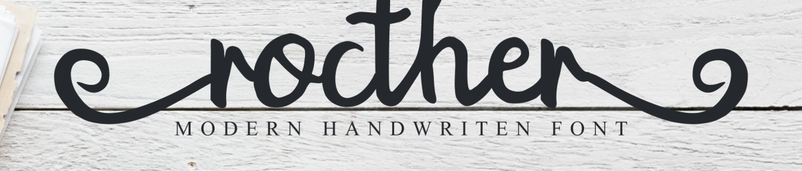 Rocther Script Font