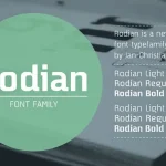 Rodian Sans Typeface - Fonte Grátis Rodian Sans Typeface