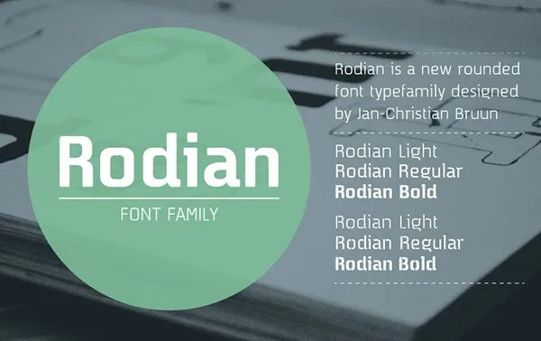 Rodian Sans Typeface