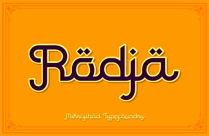 Rodja font family