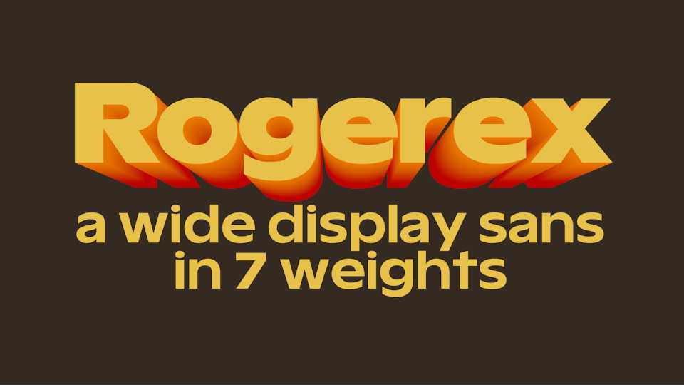 Rogerex Font Family › Fontesk