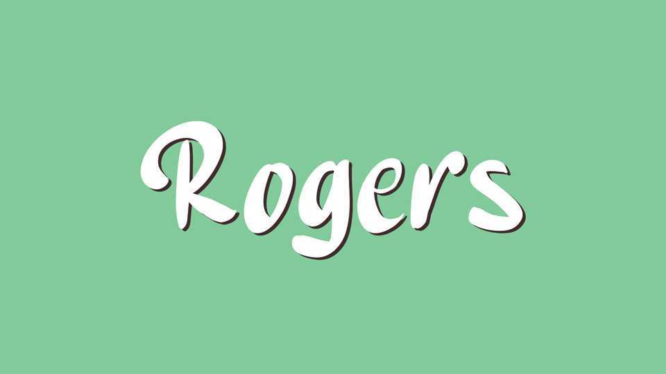 Rogers Font › Fontesk