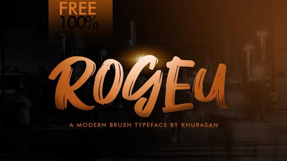 Rogeu Brush Font › Fontesk