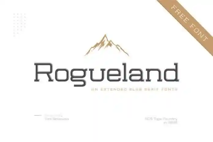 Rogueland Slab Free Font