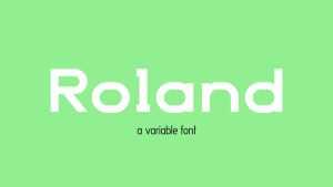 Roland Font Family › Fontesk