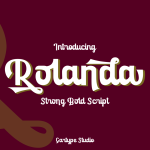 Rolanda Script Font - Fonte Grátis Rolanda Script Font