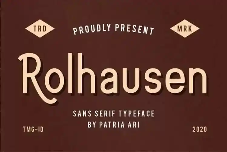 Rolhausen Sans Serif Font