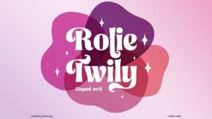 Rolie Twily Font › Fontesk
