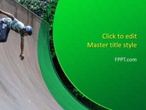Roller Skating PowerPoint Template
