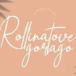 Rollinatove Handwritten Font