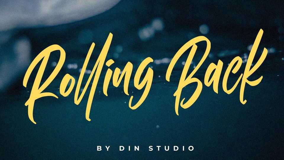 Rolling Back Font › Fontesk