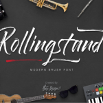 Rollingstand Brush Font
