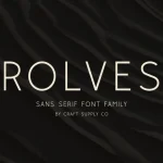 Rolves Font - Fonte Grátis Rolves Font