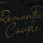 Romantic Couple Handwritten Font