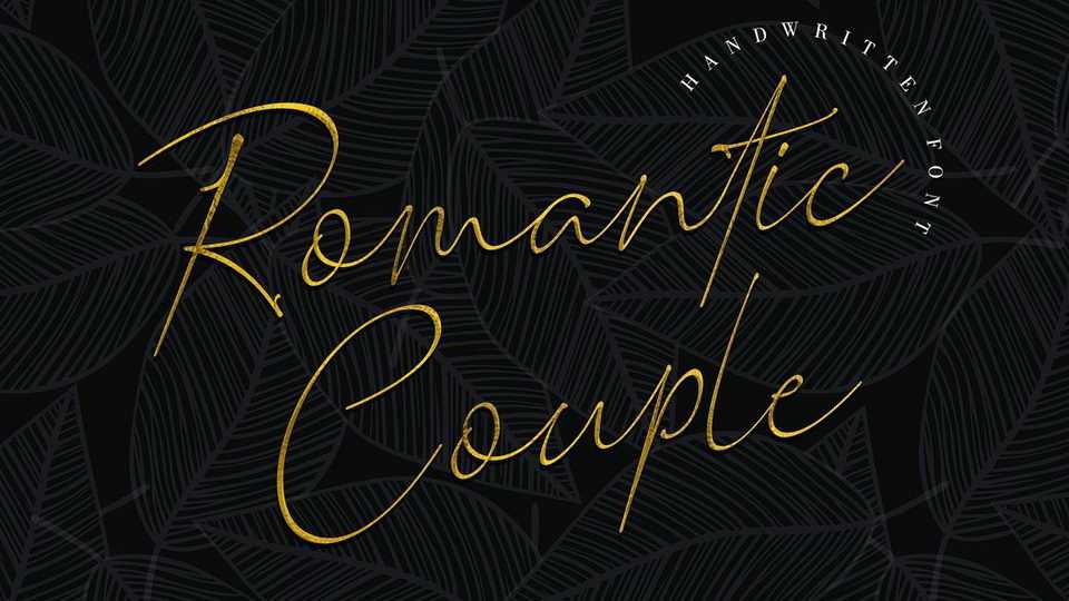 Romantic Couple Script Font › Fontesk