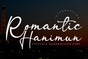 Romantic Hanimun Script Font