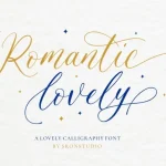 Romantic Lovely Calligraphy Font