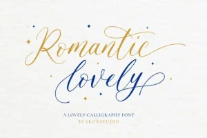 Romantic Lovely Calligraphy Font