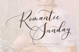 Romantic Sunday Font