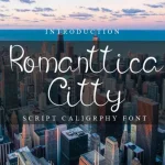 Romanttica Citty Script Font