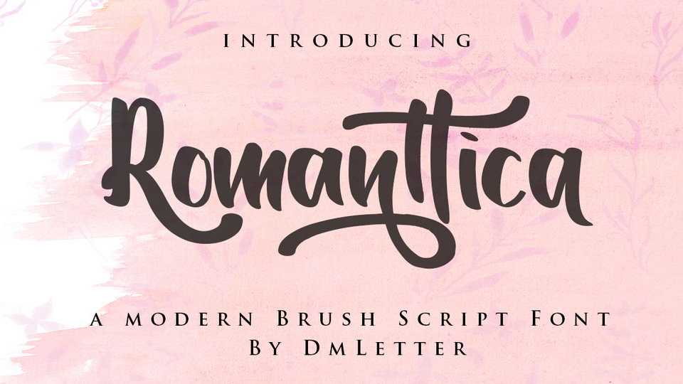 Romanttica Script Font › Fontesk