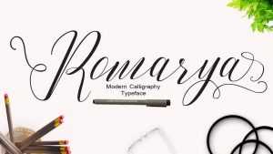 Romarya Script Font › Fontesk