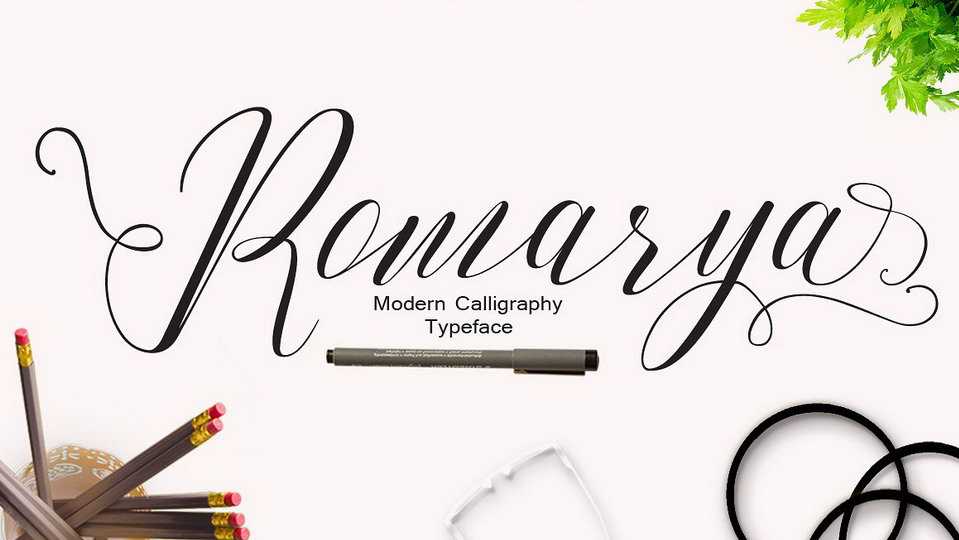 Romarya Script Font › Fontesk
