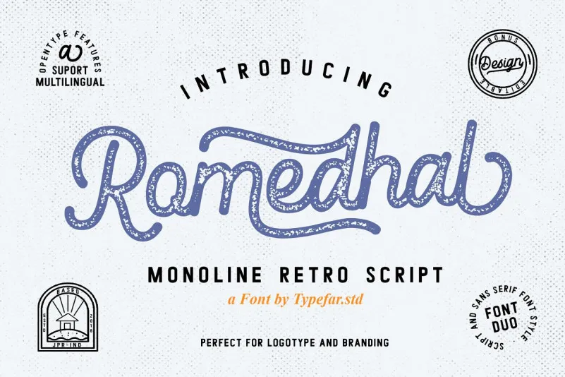 Romedhal Script Font