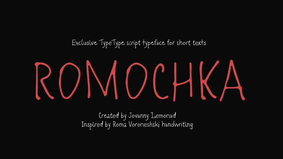 Romochka Font › Fontesk