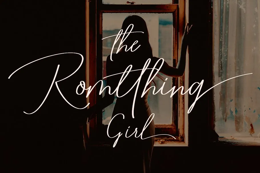 Romtthing Girl Signature Font