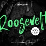 Roosevelt SVG Brush Font