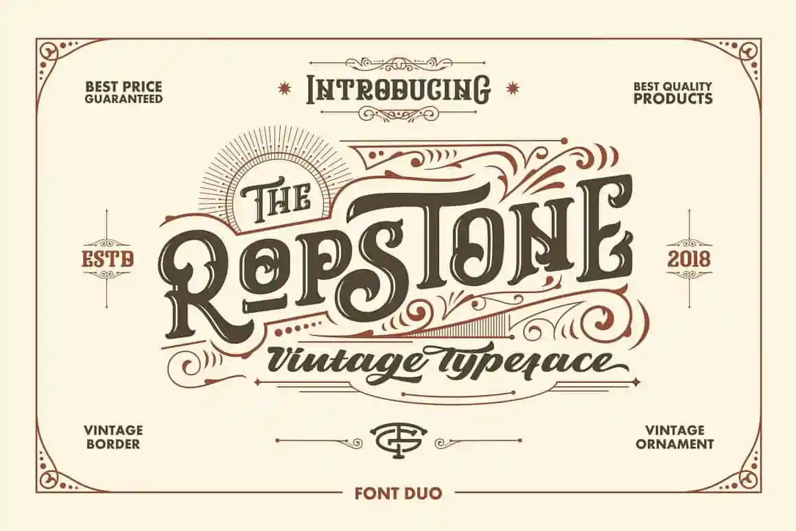 Ropstone Typeface
