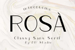 Rosà Sans Serif Font