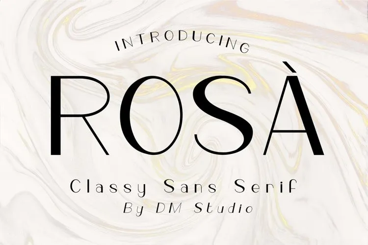 Rosà Sans Serif Font