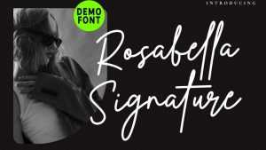 Rosabella Signature Font › Fontesk
