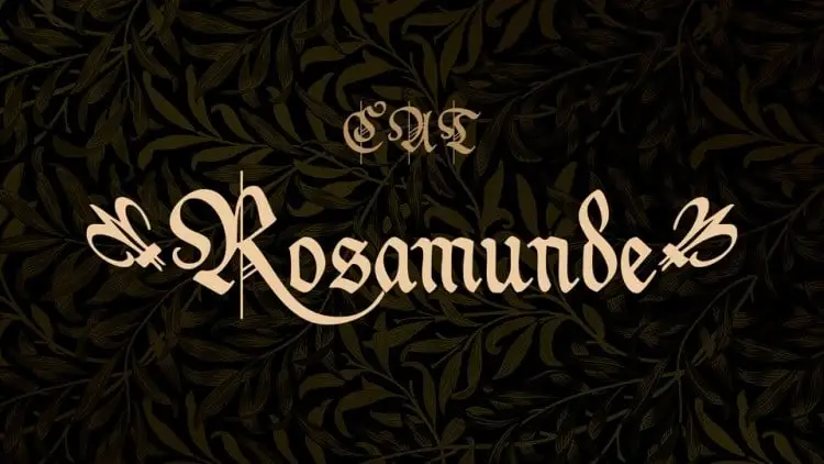 Rosamunde Display Font