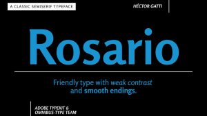 Rosario Font Family › Fontesk